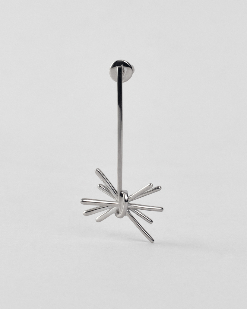 Моносерьги Single earring Five of wands фото