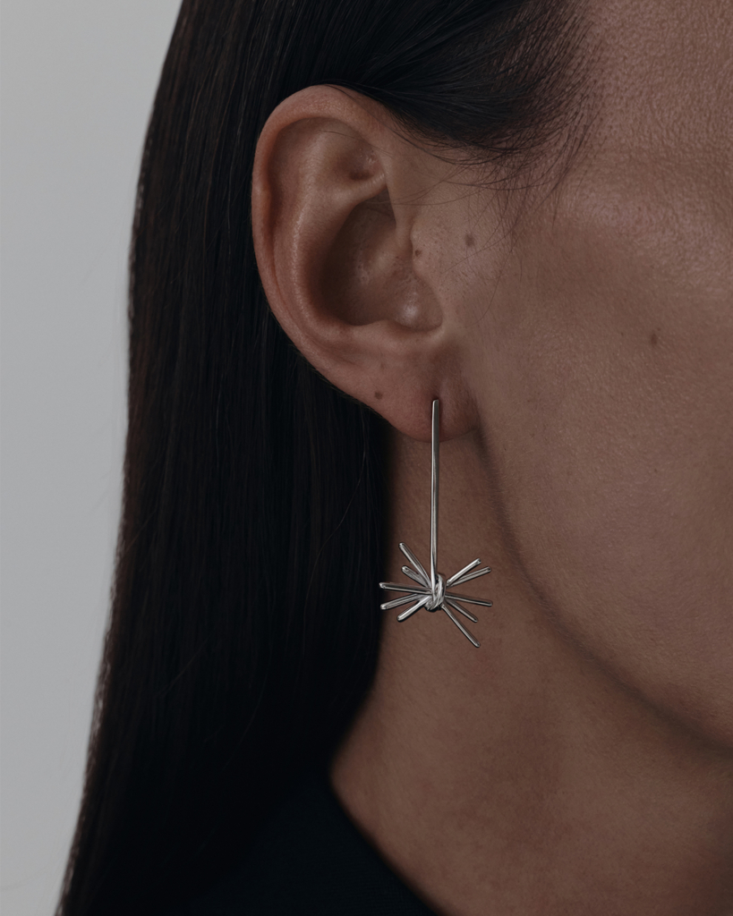 Моносерьги Single earring Five of wands фото