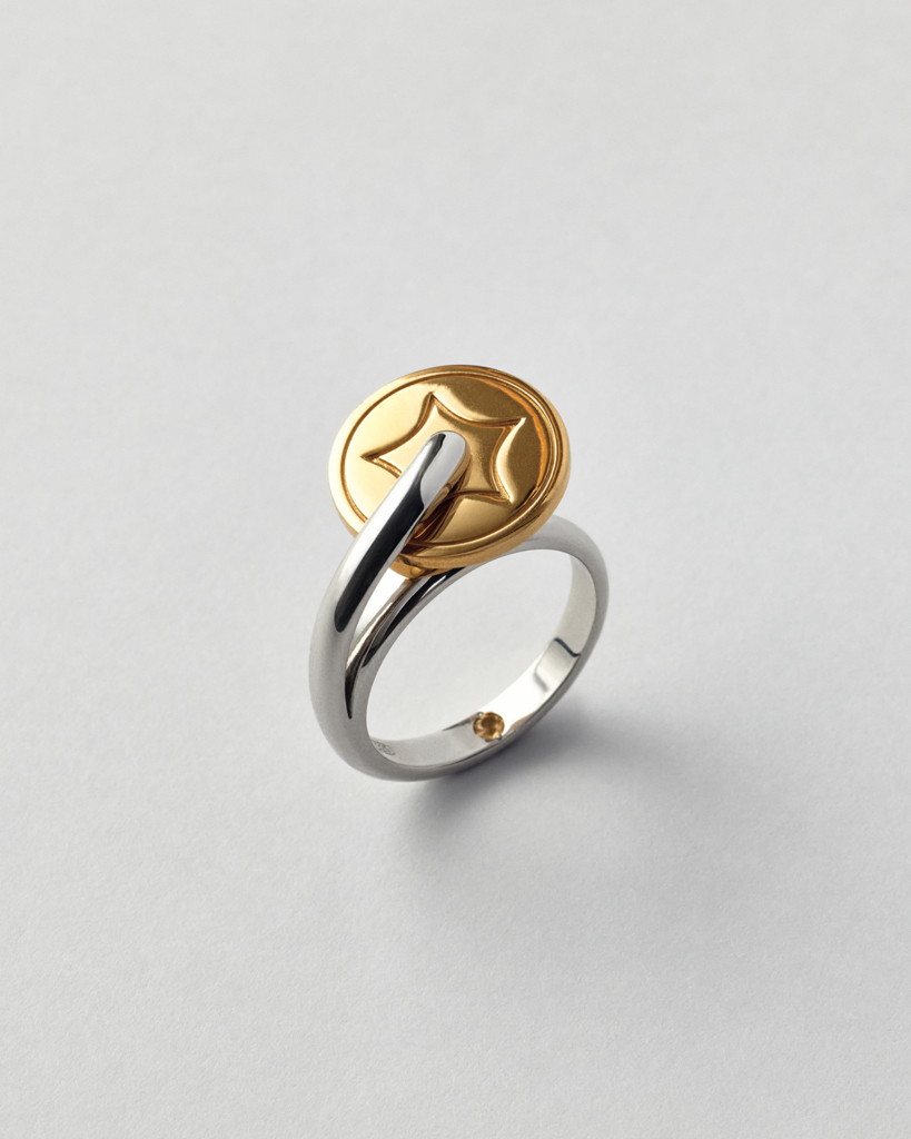 Tarot Ring Ace of Pentacles фото